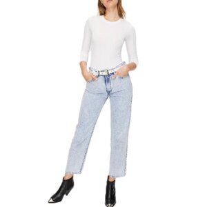 Aritzia Wilfred Free Vintage 90’s Wash Denim Straight Jeans Women’s Size 2​